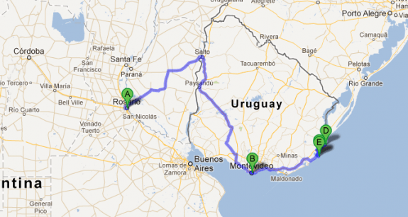 itineraire_uruguay