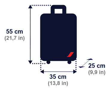 Dimension bagage cabine transavia
